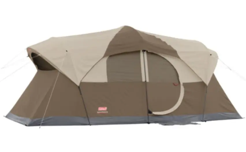 1. Coleman WeatherMaster 10-Person Camping Tent