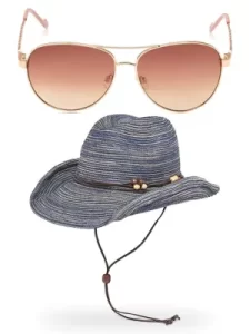 sunglasses and hat set women