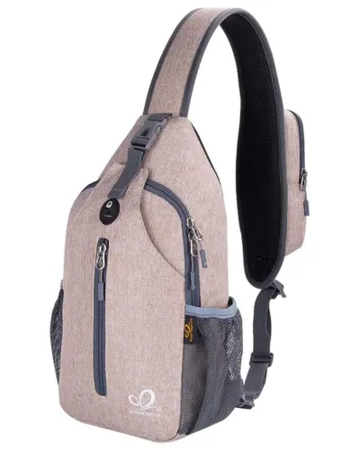 WATERFLY Crossbody Sling Backpack Sling Bag Travel
