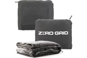 Zero Grid Premium Wearable Technology plush outdoor blanket
