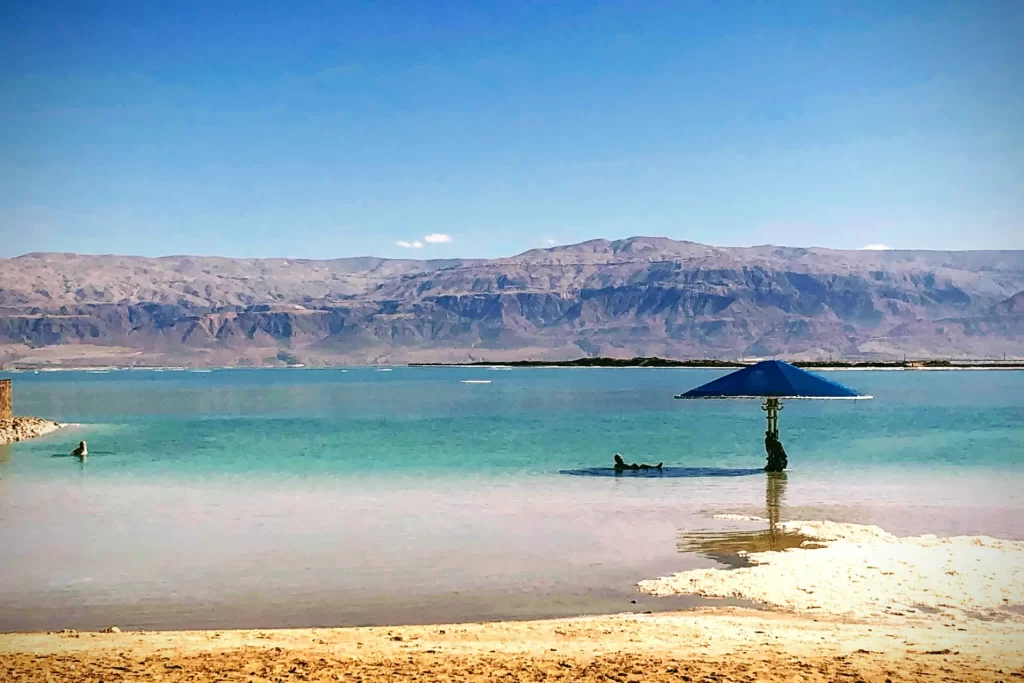 floating on Dead Sea