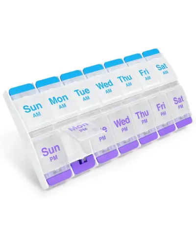 EZY DOSE Push Button (7-Day) Pill Case